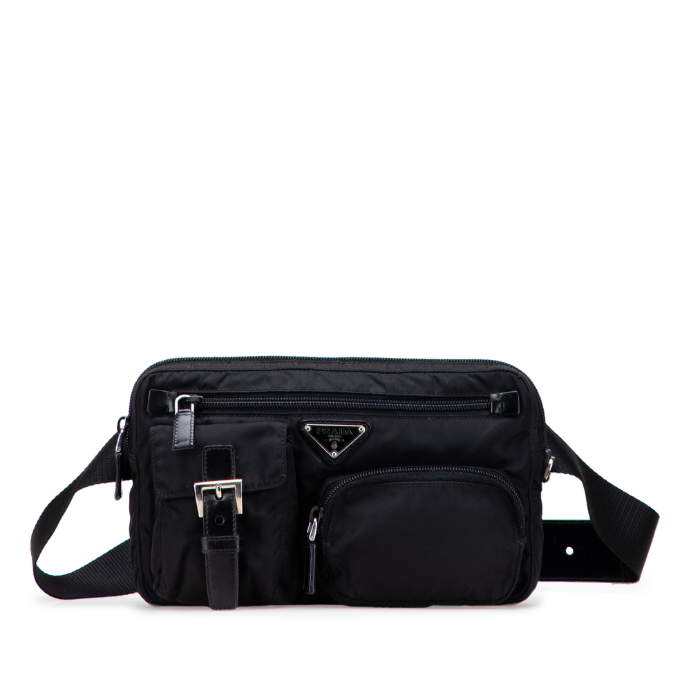 Pre-Loved Prada Tessuto Multi Pocket Belt Bag